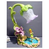 Disney Fairies Tinker Bell Table Lamp, In Box, Uses Candelabra Style Bulb