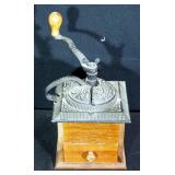 Antique Coffee Grinders, Qty 3, Includes Peck & Smith Wall Mounted, Imperial Arcade (Handle Detached