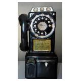 Bronze Lambies Boy Dodge USA Bulldog Figurine, Painted Ceramic Telephone Coin Bank, And Telephone Pe