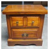 Lea The Bedroom People 2 Drawer Night Stand, 22.5" x 21.75" x 16", Matches Lot 572 And 573