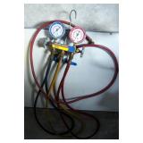 Yellow Test And Charging Manifold Gauge Set