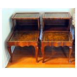 Vintage Matching End Tables, Qty 2, 24.5" x 19" x 29"