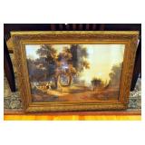 Framed Landscape Under Glass 28.5" x 39"