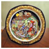 Rosenthal Christmas Carols Display Plate Bjorn Wiinblad Joy To The World 1992