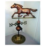 Brass And Copper Decorative Weather Vein 14" Tall