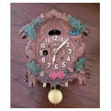 August C Keebler Co Vintage Cuckoo Clock, Includes Key