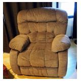 Over Sized Upholstered Rocking Recliner