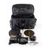 Strong Brand Range Bag With Caldwell Shell Baskets (2), Peltor Ear Protection, Glasses, Pouch With B