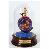 Franklin Mint United We Stand September 11, 2001 Commemorative Collector Watch With Display Cloche