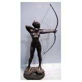 Paige Bradley (American, 1974- ), Bow Bronze Statue, 39.5" High