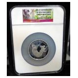 2007P Australia 5 oz .999 Silver Koala $8 Coin, Certified By NGC, Graded PF 70 Ultra Cameo