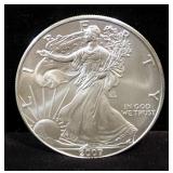 2007 1 oz Fine Silver American Eagle $1 Coin