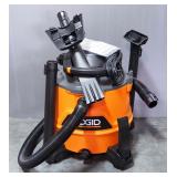 Ridgid 16 Gallon Detachable Wet/Dry Vac Model HD16000, With Attachments