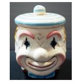 Vintage Japanese Clown Cookie Jar