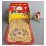 Vintage Tin Litho All Star Basketball Game