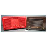 Coronado Musette Radio Model X16633053, Needs New Cord, And Motorola Radio Model AT28AH