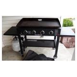 Blackstone 4 Burner Propane Griddle, On Rolling Stand, Includes Cover