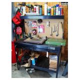 Harbor Freight Lighted Work Bench With Built In Electrical Outlets, Model 60723, 62" x 47.5" x 24"