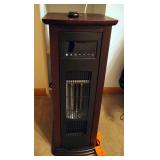 Intertech Electric Infrared Space Heater With Remote, And Table Top Fans, Qty 2