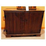 Vintage Solid Wood 2 Door Speaker Cabinet, 28" x 37" x 15"