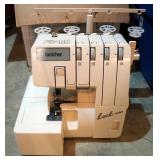 Brother Lock 929D Serger Sewing Machine With Pedal And Manual, Craft Supplies, Including Ribbons, Em