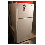 Whirlpool 14 Cubic Feet Refrigerator / Freezer, Model W4TXNWFWQ01, 63" x 28" x 31", Plugged In And P