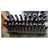 Huot Carbide Drill Bit Set, 1/2" - 1", Right Hand Spiral, Reduced Shank