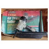 Central Pneumatic Air Framing Nailer, Model 46240, With Strip Nails