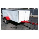 Homemade Box Trailer, Box Is 9