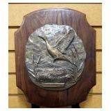 Bernard Martin (American, 1912-1998) Fall Flight Bronze Relief, Numbered 91/150