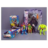 Marvel Select Storm Action Figure, X-Men Trading Cards, And Unboxed Action Figures