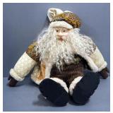Father Christmas Plush Figure, Approx. 21" High