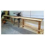 DeWalt 12" Radial Arm Saw, Model 7790, Includes 32" Metal Stand, Model 7790, And Custom Built Materi