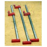 Bessey 52" Bar Clamps, Qty 3