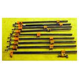 Pony 32" Bar Clamps, Qty 9