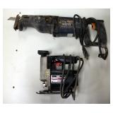 Bosch Panther Electric Reciprocating Saw, Model 1632VS, And Craftsman Scroll Saw, Model 315.172050