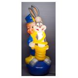 Bugs Bunny And Elmer Fudd Table Lamp, 19.5" High, Powers On