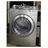 Whirlpool Duet Electric Dryer Model WED9400SU1, With Dryer Vent, Untested, Matches Lot 74