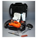 Black & Decker ZipSaw Model HS600, With Guide And Manual, In Hard Case, Powers On
