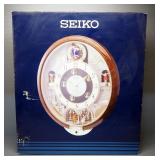 Seiko Animated Wall Clock, Plays Beatles Music, Light Sensor Turns Off Sound When Dark, Volume Contr
