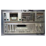 Marantz Computuner Receiver SR7100DC And Marantz Cassette Deck SD530, Both Power On