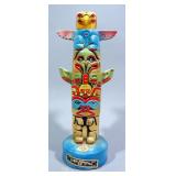 Ezra Books Totem Pole Decanter, 14" H