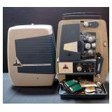Tower Automatic 8mm Projector, With Splice Tapes, Powers On