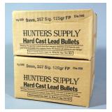 Hunters Supply 9mm Hard Cast Lead Bullets, Approx 1000 Bullets