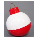 Red And White Bobber Anchor/Decor, 10.5" High