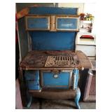 Charter Oak Cast Iron Wood Burning Cook Top Stove, 62" x 40" x 29"