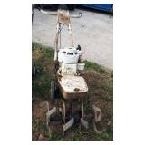 Gas Powered Garden Mark Tiller, With 3.5hp Briggs And Stratton Motor, Powers On