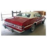 1975 Ford Gran Torino Elite, 2-Door Hardtop Coupe, Red Leather Seats, Miles Showing 22,005, V8 Autom
