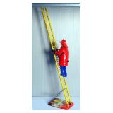 Marx Tin Litho Climbing Fireman Wind-Up Toy
