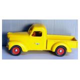 Wyandotte ToyTown Delivery Service Pressed Plastic Panel Van, GMC Pressed Plastic Pickup Truck, And 
